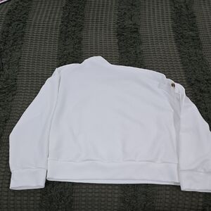White off the shoulder Sweatshirt